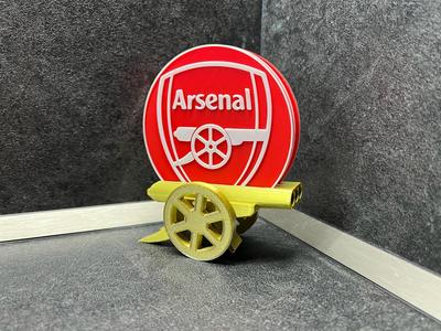 Arsenal dělo (držák na tácky)