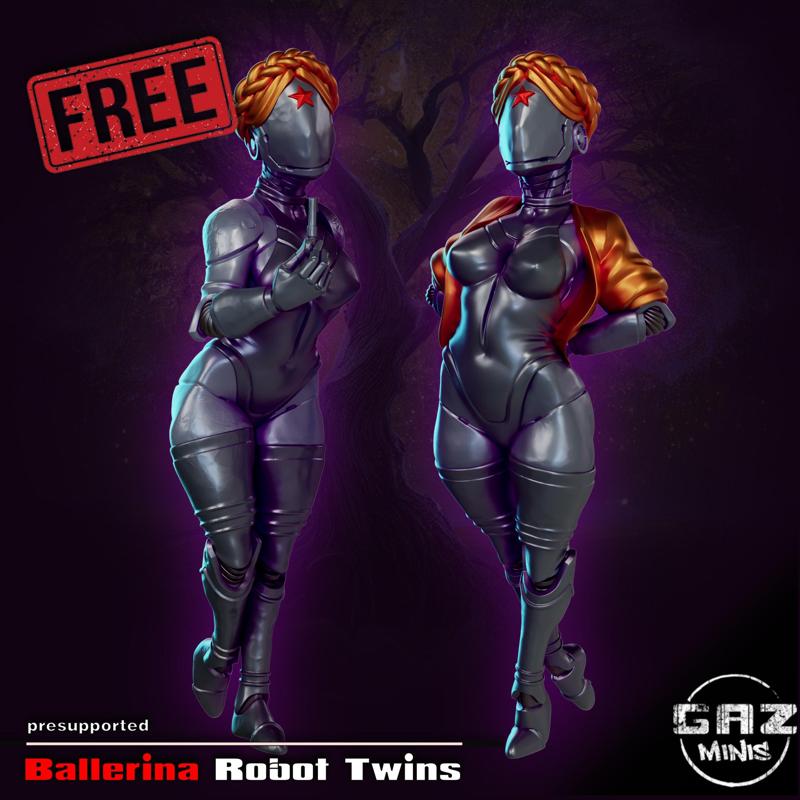 Atomic Heart Ballerina Twins Fan minis