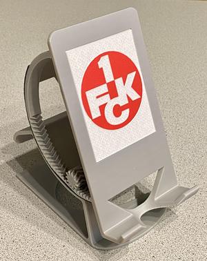 Multi-color Cover Plate for revised Phone Holder (here: 1. FC Kaiserslautern)