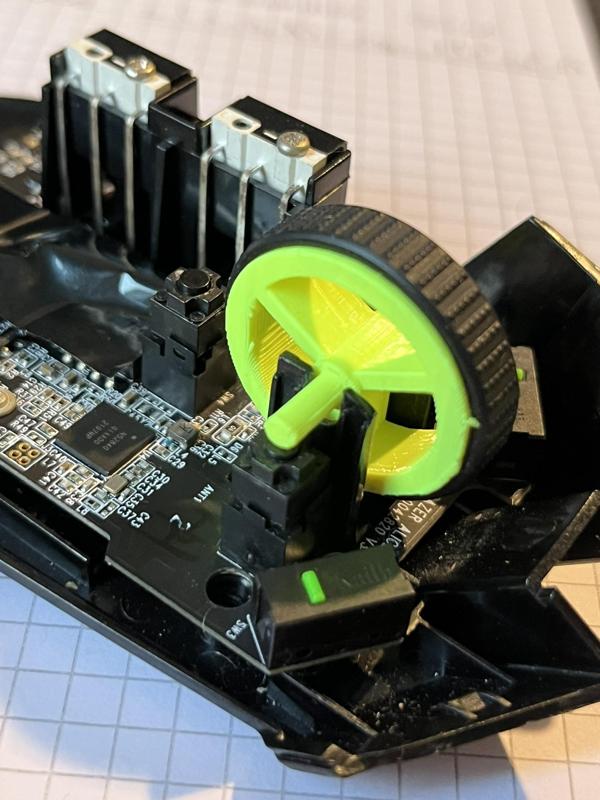 Razer Basilisk x hyperspeed mouse scroll wheel