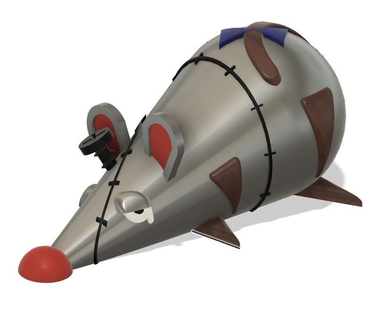 Dr. Nova(e) Lab Rat Mascot