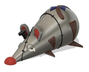 Dr. Nova(e) Lab Rat Mascot