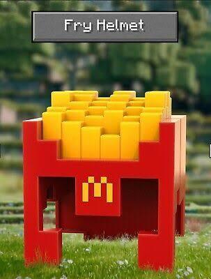 McDonald’s Minecraft Fry Helmet