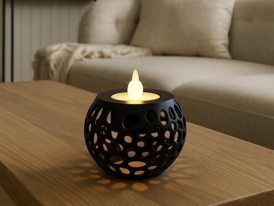 voronoi tealight holder
