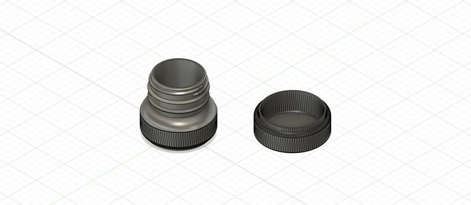 Bottle Cap Towel Roll Container