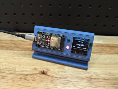 Bitcoin Ticker ESP32 (With Build Instructions)