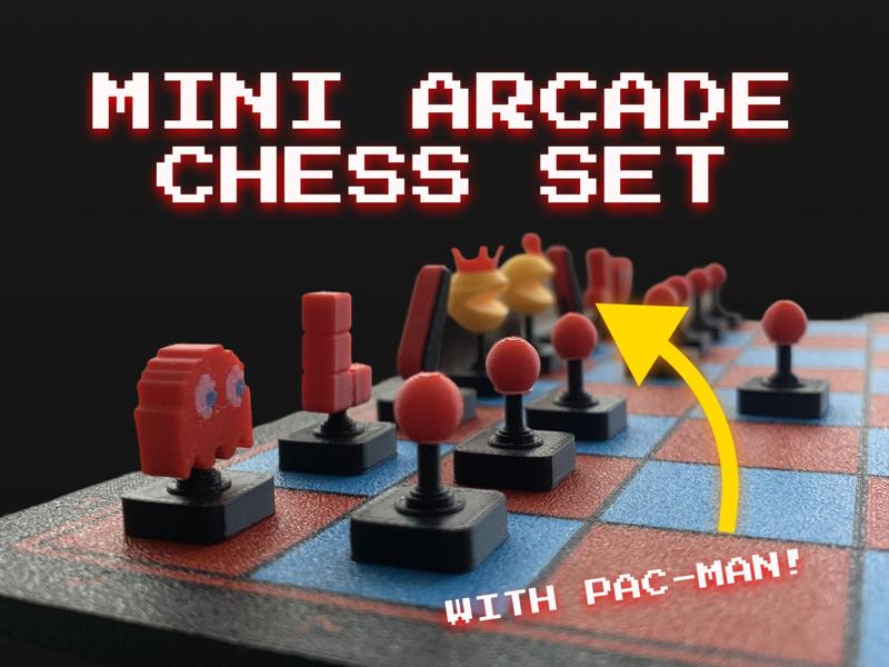 Mini Arcade Chess Set
