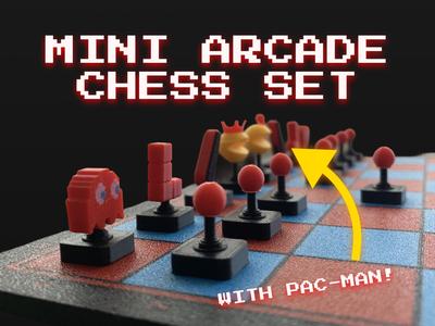 Mini Arcade Chess Set