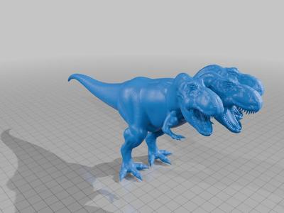 Three-headed T-rex