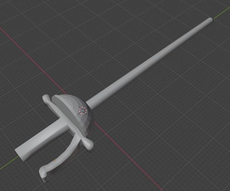 Rapier for dummy 13