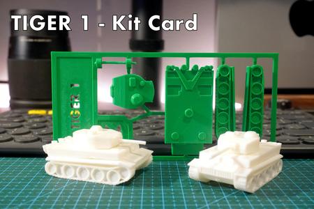 Tiger 1 Foxwood - Kit Card