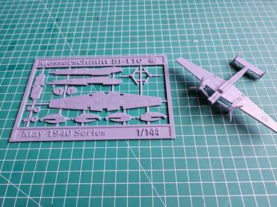 Messerschmitt Bf-110 CardKit 1/144 "May 1940 Series"