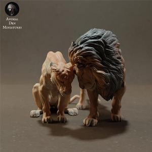 Lion and Lioness