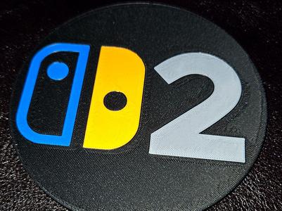 Nintendo Switch 2 100mm round coasters (5 diff)