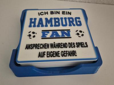 HSV only the HSV coaster beer Hamburg fan sv