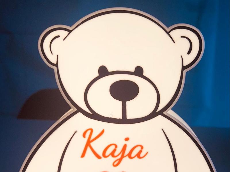 LED Lamp White Bear – Customizable in Bambu Studio