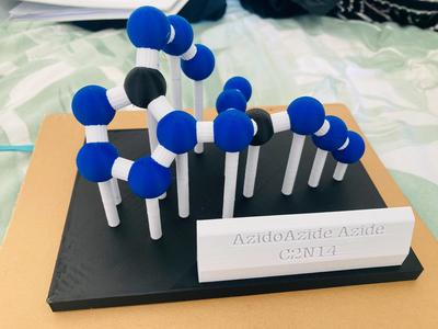 Azidoazide azide molecule most powerful explosive