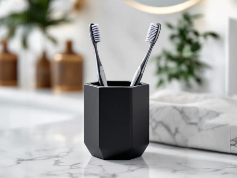 HexaForm – Minimalist Toothbrush Holder