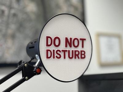 Lamp do not disturb