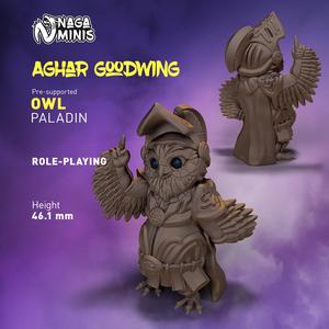 (Pre-supported) Owl Folk Paladin RP
