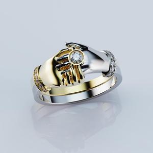 Hand ring Collection and earrings