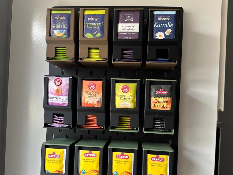 Tea Bag Organizer for IKEA SKÅDIS Pegboard
