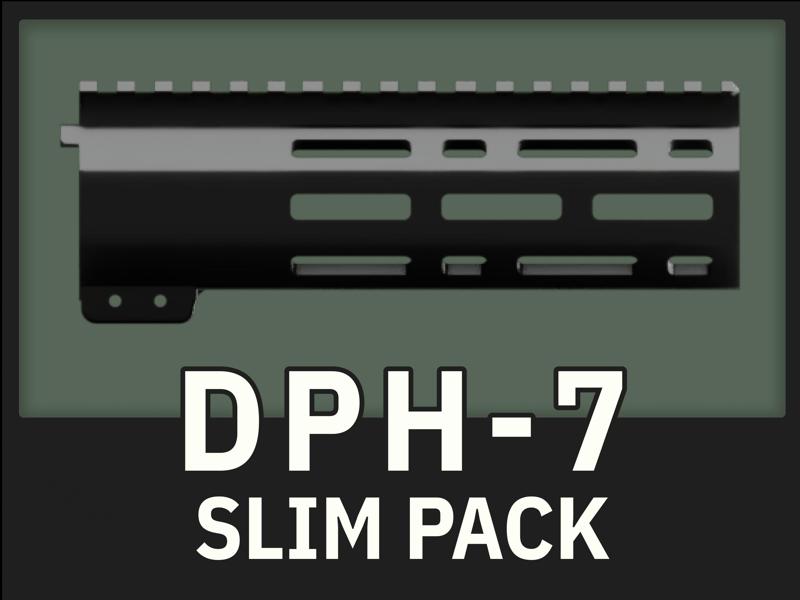 DPH-7 Slim Pack | 7” Airsoft M4 Handguard