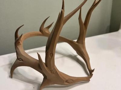 Deer-themed wreath