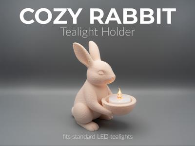 Cozy Rabbit - Tealight Holder
