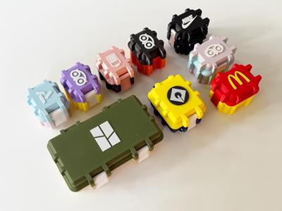 Customizable! Batterybox of Camera and SD card