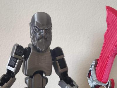 Kratos head for dummy 13