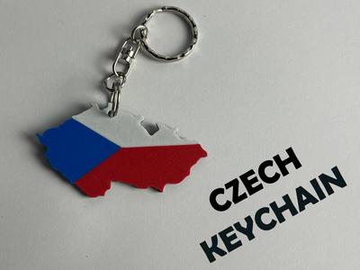 Czech Keychain – Country Silhouette