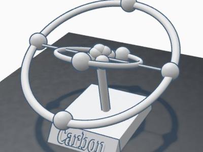 Carbon Atom Bohr Model