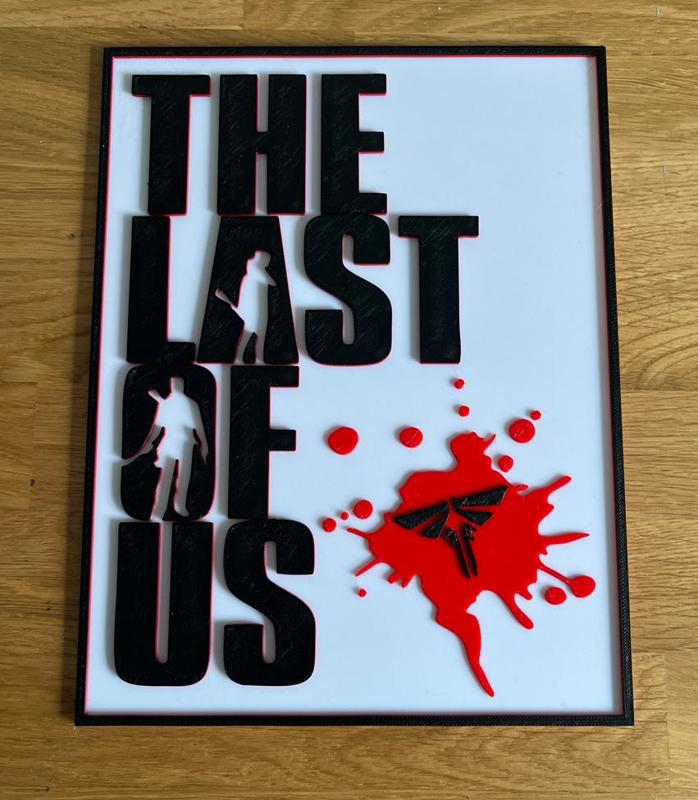 Last of Us Logo Plate