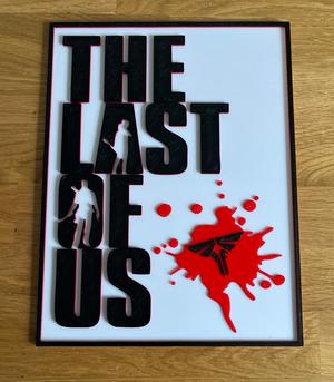 Last of Us Logo Plate