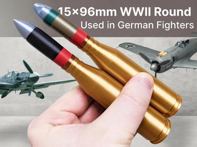 WWII German Fighter Rounds | 15x96mm
