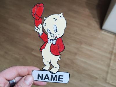 Porky Pig Looney Tunes—Your Name