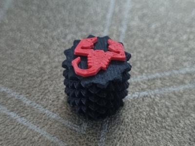 Tire valve cap ABARTH logo