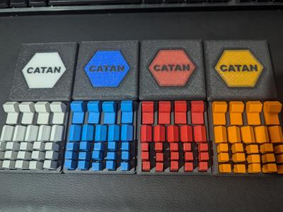 CATAN 6th Edition Player Piece Organisers