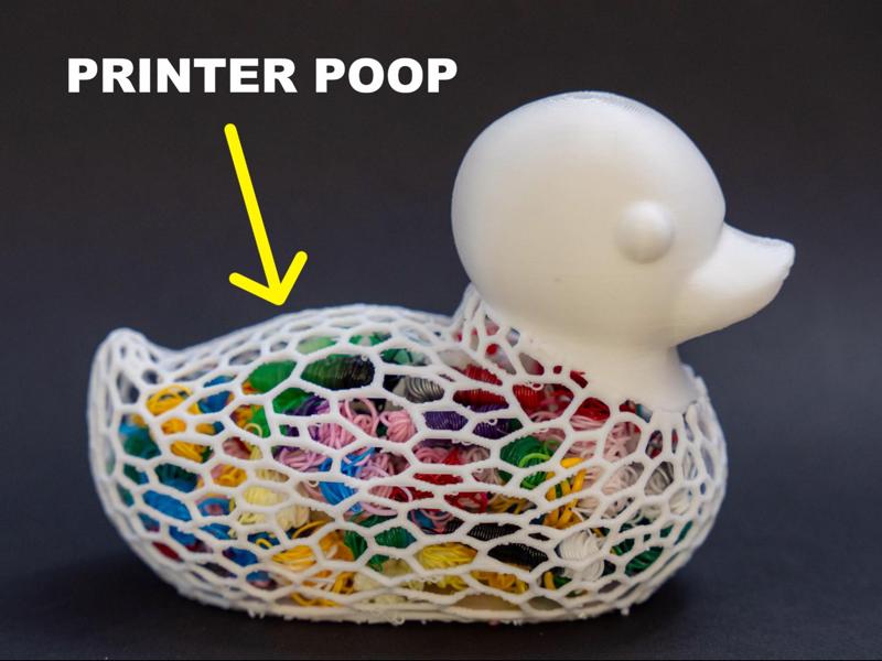 duck printer poop eater