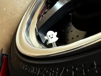 Valve Stem Caps : Ghosty the Happy Ghost! 
