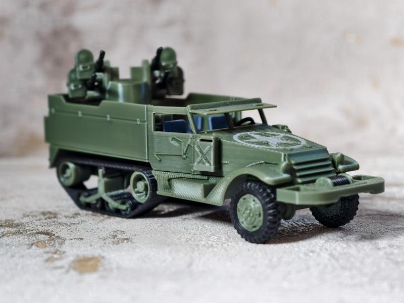 M16 AA-GUN ADD-ON HALF-TRACK 1:64 SCALE KIT CARD