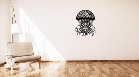 Jellyfish / Meduza voronoi wall decoration