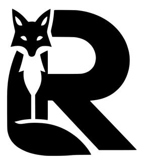 Fox alphabet: Letter R (version 3)