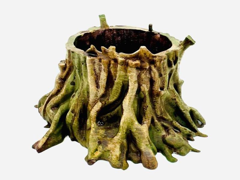 Tree Trunk Planter