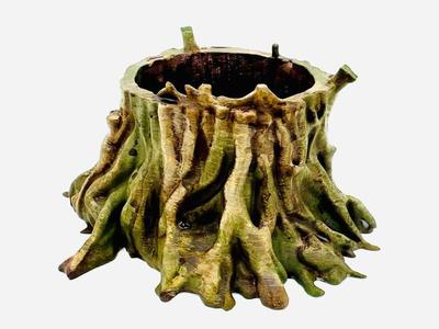 Tree Trunk Planter