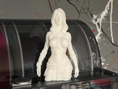 Sexy Fantasy Girl Pinup Bust