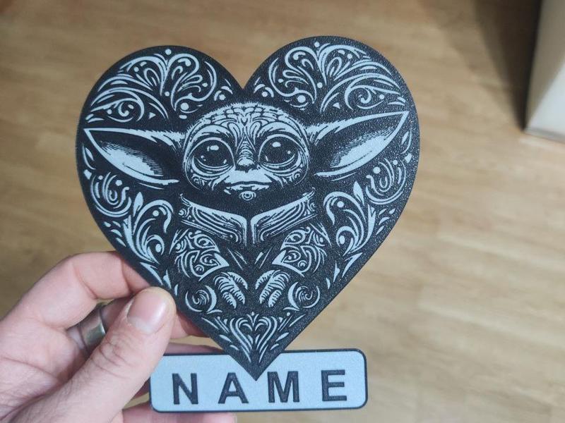 Grogu Heart-Your Name