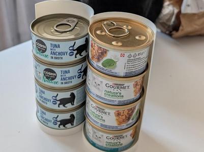 8-Can Wet Cat Food Storage Rack