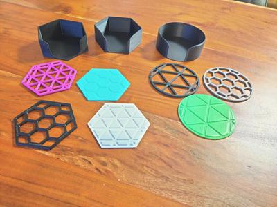 Coasters - to put filament remainders to a good use
